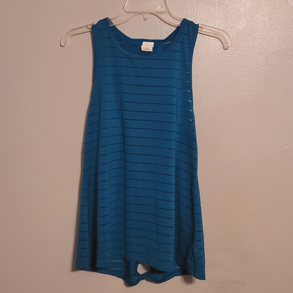 Teal tank top